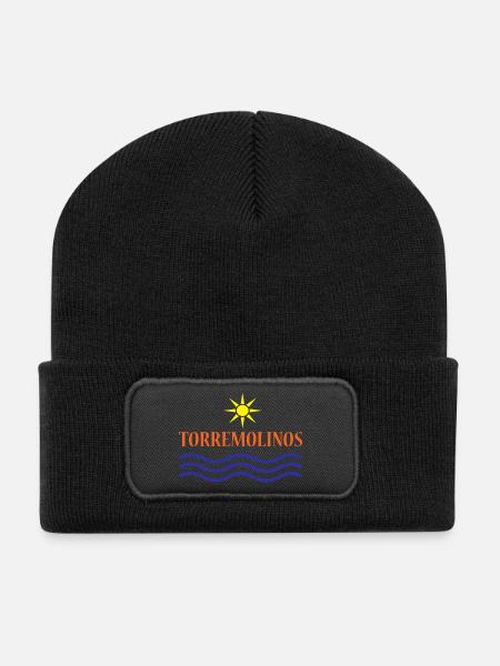 TORREMOLINOS Sun Waves - Recycled Patch Beanie - black