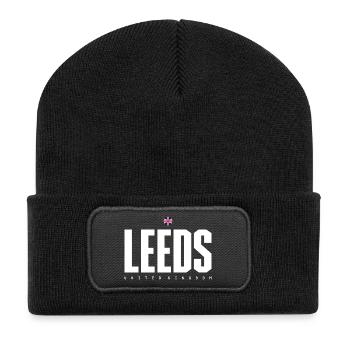 Leeds City Logo Graphic Tee - Recycled Patch Beanie - black - Front