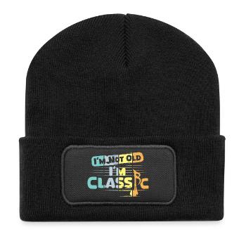 Rétro Musique Classique Dictons Drôles Vintage - Beanie recyclé à patch - noir - Devant