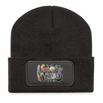 Game Mistress - Recycled Patch Beanie - dark grey - Front