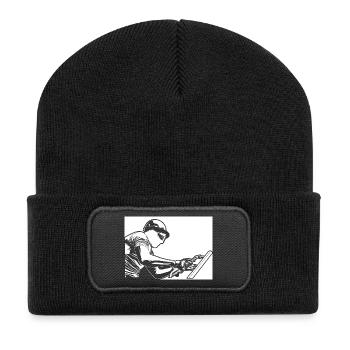 Weld - Recycled Patch Beanie - black - Front