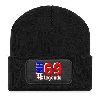 NH69 - Recycled Patch Beanie - black - Front