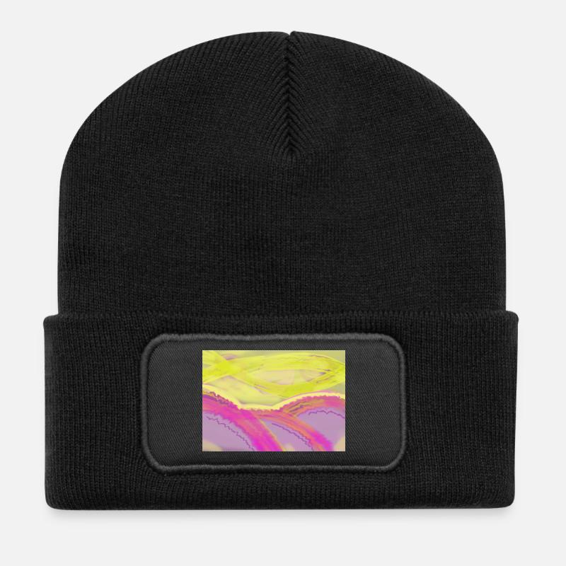 Trois Soleils - Beanie recyclé à patch - noir