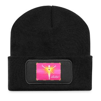 Leuchte - Mai 2025 - Sonja Ariel von Staden - Recycelte Patch Beanie - Schwarz - Vorne