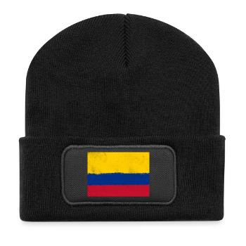 Drapeau de la Colombie - Beanie recyclé à patch - noir - Devant