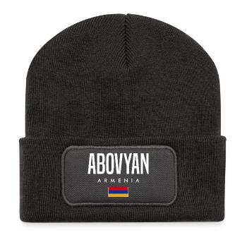 Abovyan, Armenia - Recycled Patch Beanie - dark grey - Front