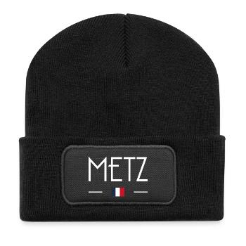 Metz - Recycled Patch Beanie - black - Front
