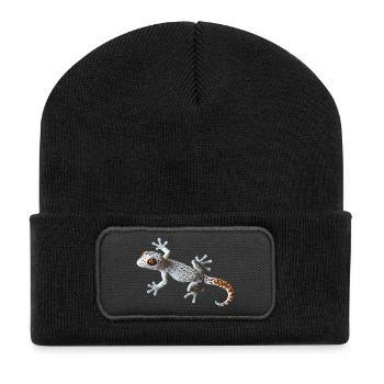 Tokay Geckos Tokay Gecko - Recycled Patch Beanie - black - Front