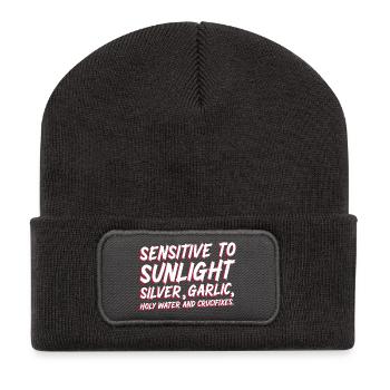My Kind Of Sensitive - Beanie recyclé à patch - charbon - Devant