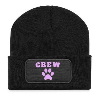 Crew Dog - Recycelte Patch Beanie - Schwarz - Vorne