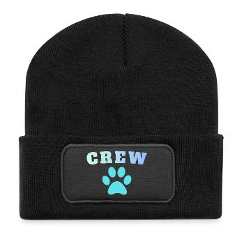 Crew Dog - Recycelte Patch Beanie - Schwarz - Vorne