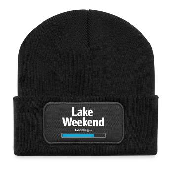Lake Weekend Countdown To Sea Days - Recycled Patch Beanie - black - Front