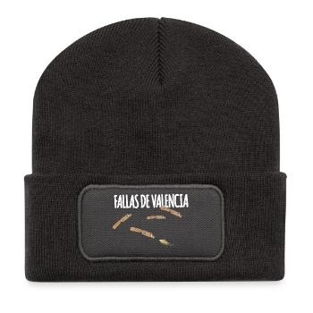 Fallas De Valencia Trueno - Beanie recyclé à patch - charbon - Devant