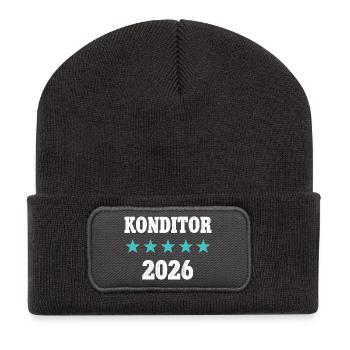 Confectioner 2026 Apprenticeship Exam Master Apprentice - Recycled Patch Beanie - dark grey - Front