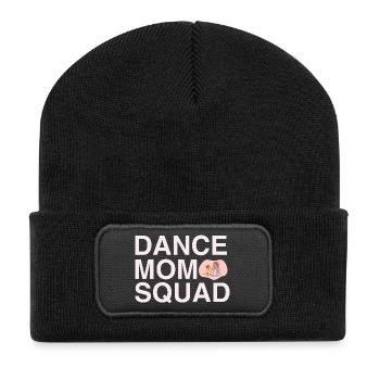 Dance Mom Squad Proud Dance Mom Shirt - Recycelte Patch Beanie - Schwarz - Vorne