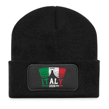 Italie 2026 Rome Colosseum Lunettes de soleil - Beanie recyclé à patch - noir - Devant
