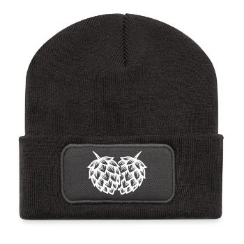 Hops Symbol Beer - Recycled Patch Beanie - dark grey - Front