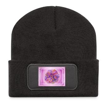Seelenessenz - April 2026 - Sonja von Staden - Recycelte Patch Beanie - Dunkelgrau - Vorne