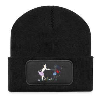 Friendship Carousel - Recycled Patch Beanie - black - Front