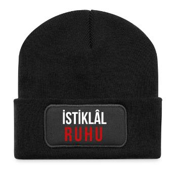 Spirit of Independence - Turkish Pride - Recycled Patch Beanie - black - Front