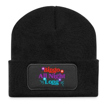 Bingo Game Bingo All Night Long Bingo - Recycelte Patch Beanie - Schwarz - Vorne