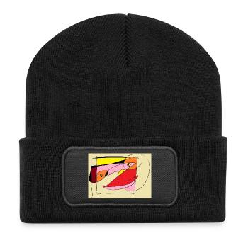 ibu - Recycled Patch Beanie - black - Front