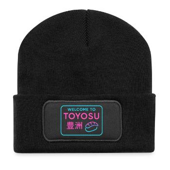Welcome to Toyosu - Beanie recyclé à patch - noir - Devant