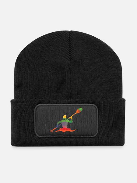 Kanut - Recycelte Patch Beanie - Schwarz