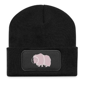 ESPACE BULL - Beanie recyclé à patch - noir - Devant