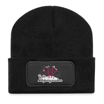 Apres Skiprinzessin - Recycled Patch Beanie - black - Front