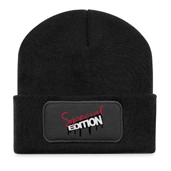 Special Edition Graffiti - Beanie recyclé à patch - noir - Devant