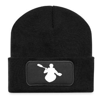 Kayak - Beanie recyclé à patch - noir - Devant