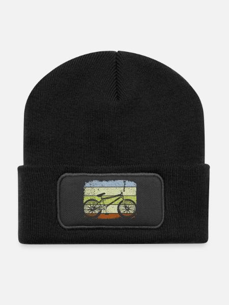 BMX - Vélo vélo BMX - BMX Cadeaux - Beanie recyclé à patch - noir
