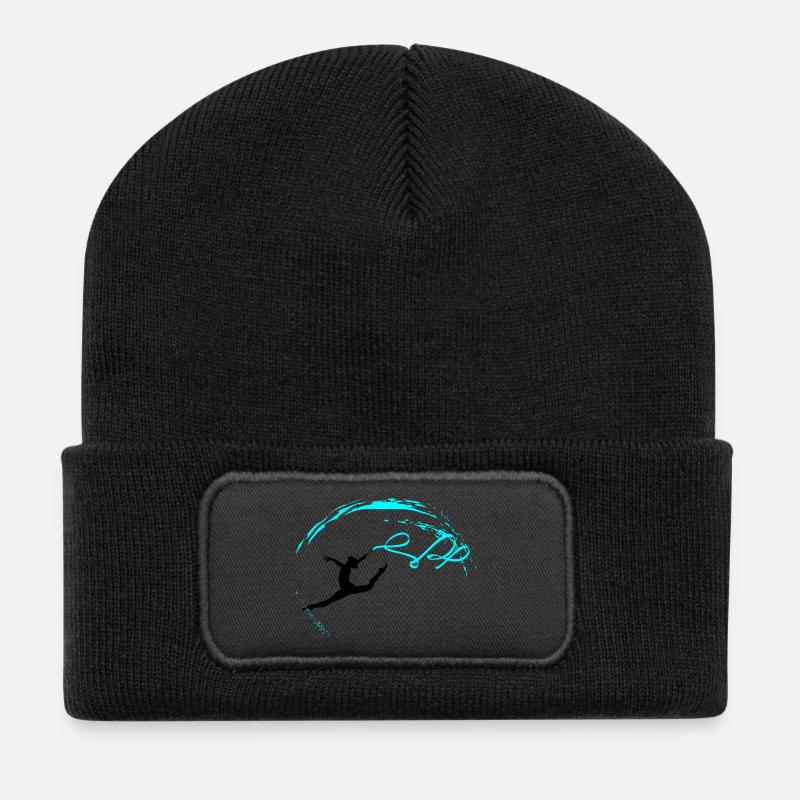 Rhythmic gymnastics - Recycelte Patch Beanie - Schwarz