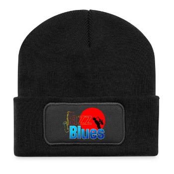 AMATEURS DE JAZZ BLUES - Beanie recyclé à patch - noir - Devant