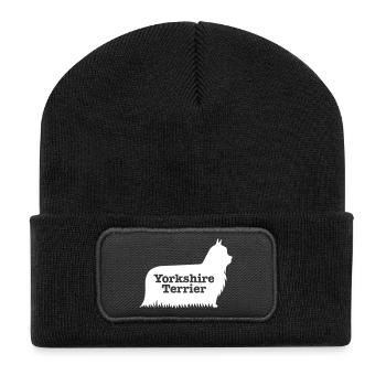 Yorkshire Terrier - Recycled Patch Beanie - black - Front