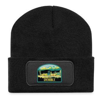 Grenoble: beauty of the capital of the Alps - Recycled Patch Beanie - black - Front