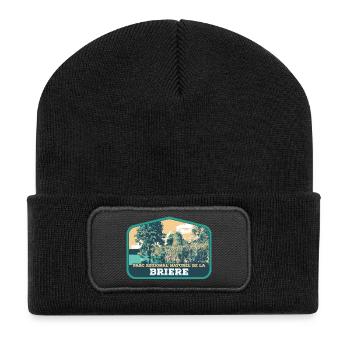Écusson Paysage Brière : Nature Authentique - Beanie recyclé à patch - noir - Devant