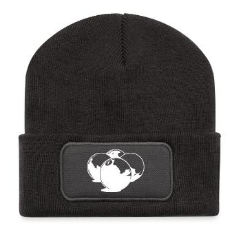 Billiard Balls Drawing - Recycled Patch Beanie - dark grey - Front