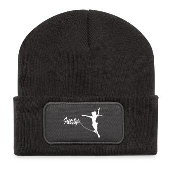 Freestyle Figure Skating - Recycled Patch Beanie - dark grey - Front