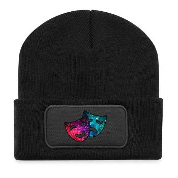 Théâtre Cosmique - Beanie recyclé à patch - noir - Devant