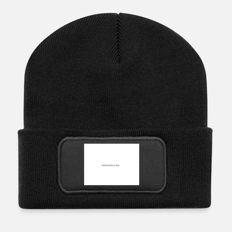 Soyez toujours vous-même - Beanie recyclé à patch - noir