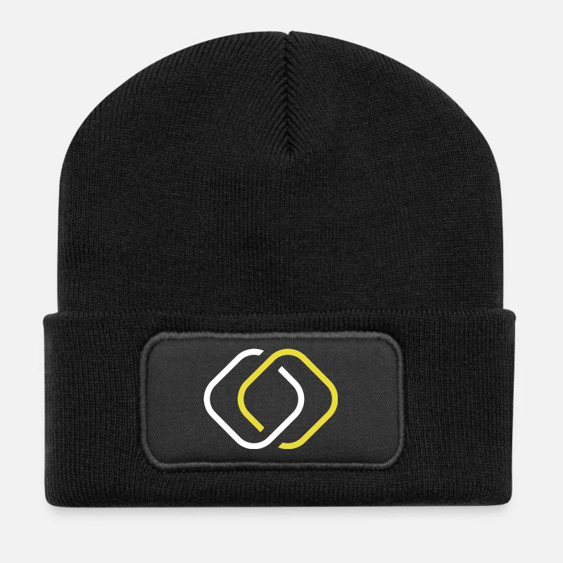 Logo PixB - Beanie recyclé à patch - noir