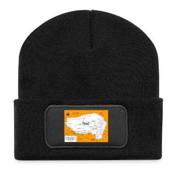 Historical Map of Tibet 1914 - 1950 - Recycled Patch Beanie - black - Front