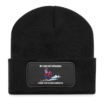 Tout le monde ne peut pas conduire un autocar - Beanie recyclé à patch - noir - Devant