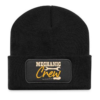 Mécanicien automobile Mécatronicien Technicien Tournevis Cadeau - Beanie recyclé à patch - noir - Devant
