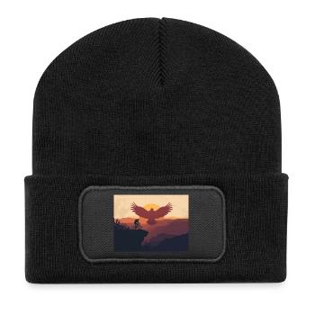 sunshine Rider - Recycled Patch Beanie - black - Front