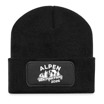 Crossing the Alps 2026 - Hiking - Recycled Patch Beanie - black - Front