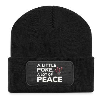 Praticien agréé en MTC Expert en Calme - Beanie recyclé à patch - noir - Devant