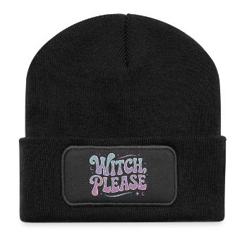 Witchcraft Witch Please Loves Sorcery Spellcaster - Recycled Patch Beanie - black - Front